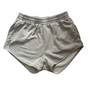Gymshark Athletic Shorts Women’s Size M Gray Comfort Pockets Pull On
